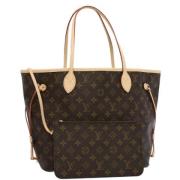 Pre-owned Canvas shoulder-bags Louis Vuitton Vintage , Brown , Dames