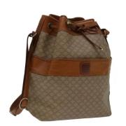 Pre-owned Leather celine-bags Celine Vintage , Beige , Dames