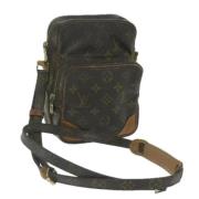 Pre-owned Canvas louis-vuitton-bags Louis Vuitton Vintage , Brown , Da...