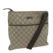 Pre-owned Leather gucci-bags Gucci Vintage , Beige , Dames