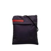 Pre-owned Canvas prada-bags Prada Vintage , Blue , Dames