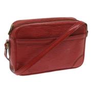 Pre-owned Leather louis-vuitton-bags Louis Vuitton Vintage , Red , Dam...