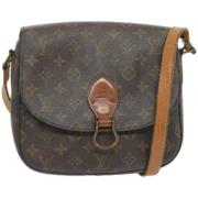 Pre-owned Canvas shoulder-bags Louis Vuitton Vintage , Brown , Dames