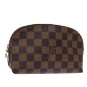 Pre-owned Canvas pouches Louis Vuitton Vintage , Brown , Dames