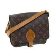 Pre-owned Canvas shoulder-bags Louis Vuitton Vintage , Brown , Dames