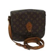 Pre-owned Canvas shoulder-bags Louis Vuitton Vintage , Brown , Dames