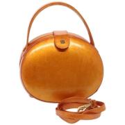 Pre-owned Leather handbags Loewe Pre-owned , Orange , Dames