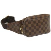 Pre-owned Canvas shoulder-bags Louis Vuitton Vintage , Brown , Dames