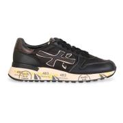 Grote Logo Hardloopschoenen Premiata , Black , Heren