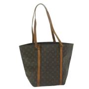 Pre-owned Canvas totes Louis Vuitton Vintage , Brown , Dames