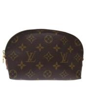 Pre-owned Canvas pouches Louis Vuitton Vintage , Brown , Dames