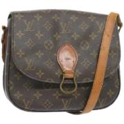 Pre-owned Canvas shoulder-bags Louis Vuitton Vintage , Brown , Dames