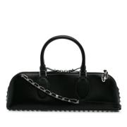 Pre-owned Leather handbags Valentino Vintage , Black , Dames