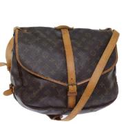 Pre-owned Canvas louis-vuitton-bags Louis Vuitton Vintage , Brown , Da...