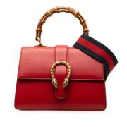 Pre-owned Leather gucci-bags Gucci Vintage , Red , Dames