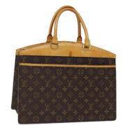 Pre-owned Canvas handbags Louis Vuitton Vintage , Brown , Dames