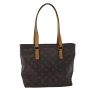 Pre-owned Canvas handbags Louis Vuitton Vintage , Brown , Dames