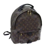 Pre-owned Canvas backpacks Louis Vuitton Vintage , Brown , Dames