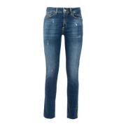 Dames Denim Blauwe Jeans Outlet Prijs Liu Jo , Blue , Dames