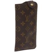 Pre-owned Canvas pouches Louis Vuitton Vintage , Brown , Dames