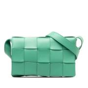 Pre-owned Leather crossbody-bags Bottega Veneta Vintage , Green , Dame...