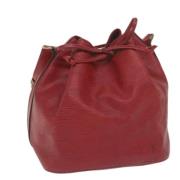 Pre-owned Leather louis-vuitton-bags Louis Vuitton Vintage , Red , Dam...