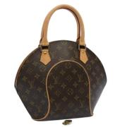 Pre-owned Canvas handbags Louis Vuitton Vintage , Brown , Dames