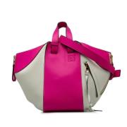 Pre-owned Leather handbags Loewe Pre-owned , Pink , Dames