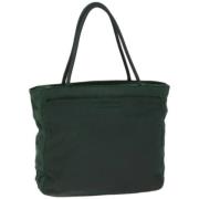 Pre-owned Nylon handbags Prada Vintage , Green , Dames