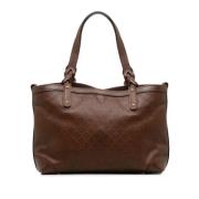 Pre-owned Leather gucci-bags Gucci Vintage , Brown , Dames