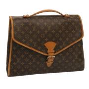 Pre-owned Canvas handbags Louis Vuitton Vintage , Brown , Dames