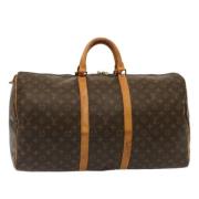 Pre-owned Canvas travel-bags Louis Vuitton Vintage , Brown , Dames