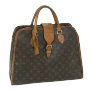 Pre-owned Canvas handbags Louis Vuitton Vintage , Brown , Dames