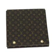 Pre-owned Canvas pouches Louis Vuitton Vintage , Brown , Dames