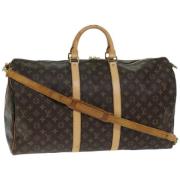 Pre-owned Canvas travel-bags Louis Vuitton Vintage , Brown , Dames