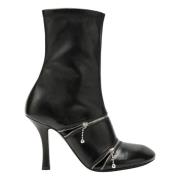 Heeled Boots Burberry , Black , Dames