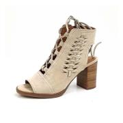 Sandalettes met hak Alpe , Beige , Dames