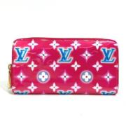 Pre-owned Fabric wallets Louis Vuitton Vintage , Pink , Dames