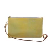 Pre-owned Leather pouches Louis Vuitton Vintage , Green , Dames