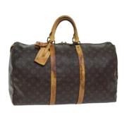 Pre-owned Canvas travel-bags Louis Vuitton Vintage , Brown , Dames