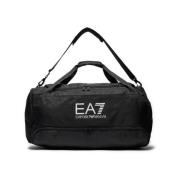 Zwarte Reis Gymtas Stijlvol Emporio Armani EA7 , Black , Heren