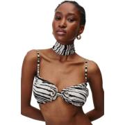 Zebra Print Strandtop Undress Code , Multicolor , Dames