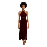 The French Way Dress Burgundy Undress Code , Red , Dames