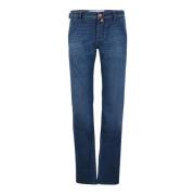 Blauwe Slim Fit Jeans Upgrade Jacob Cohën , Blue , Heren