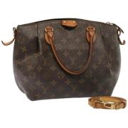 Pre-owned Canvas handbags Louis Vuitton Vintage , Brown , Dames