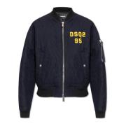 Jas met logo Dsquared2 , Blue , Heren