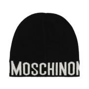 Hoed met logo Moschino , Black , Dames