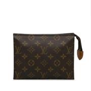 Pre-owned Canvas wallets Louis Vuitton Vintage , Brown , Dames