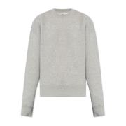 Sweatshirt met logo Ami Paris , Gray , Dames