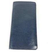 Pre-owned Leather wallets Louis Vuitton Vintage , Blue , Dames